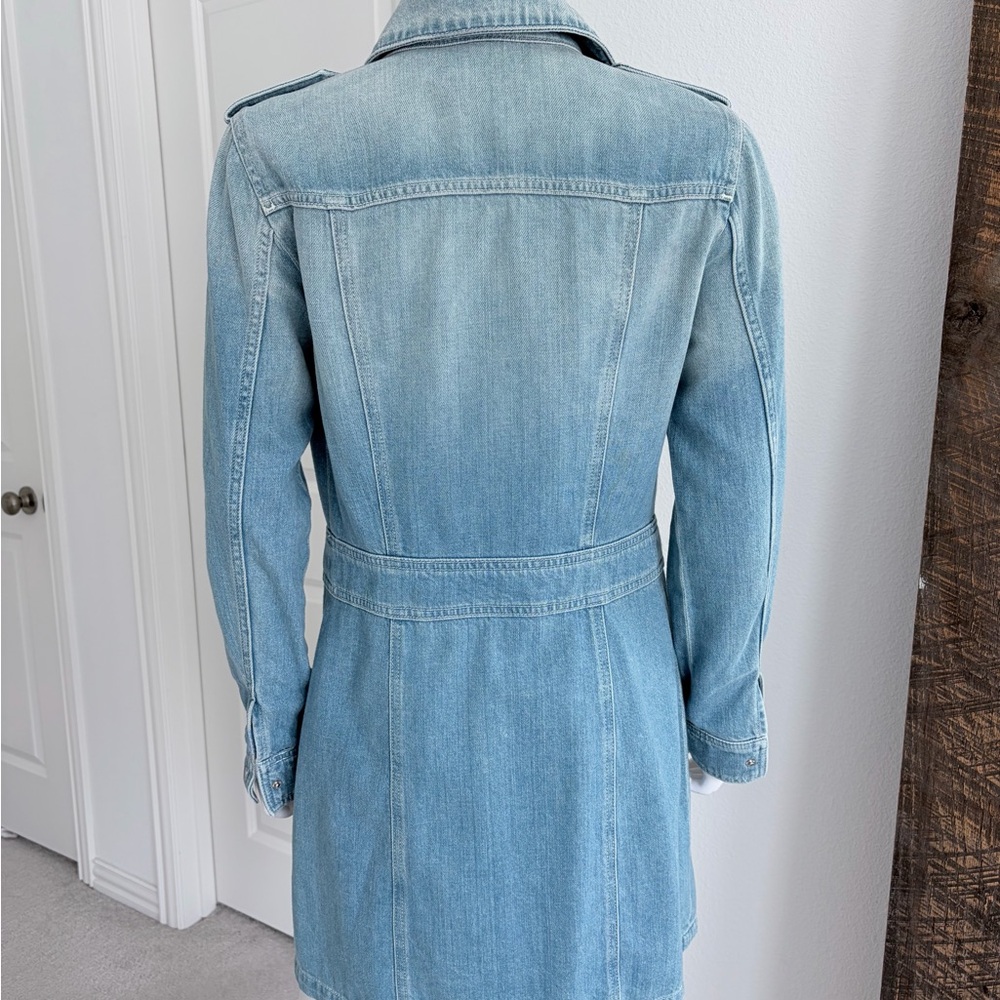 7 For All Mankind Denim Utility Dress Small - Picture 5 of 7